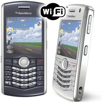BlackBerry Pearl 8120 with GPS and WiFi