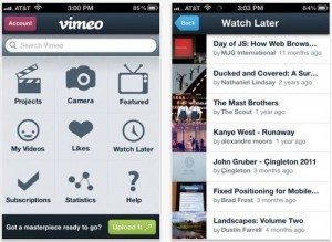 vimeo video on iphone