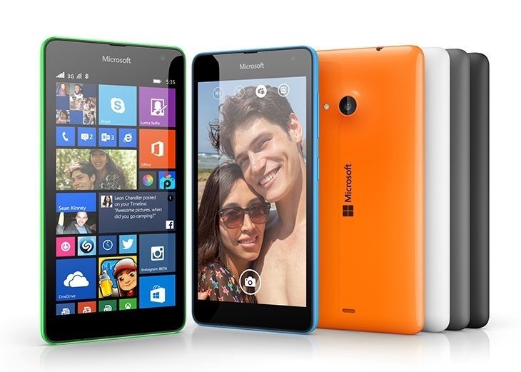 Microsoft Lumia 640 vs Lumia 535 b